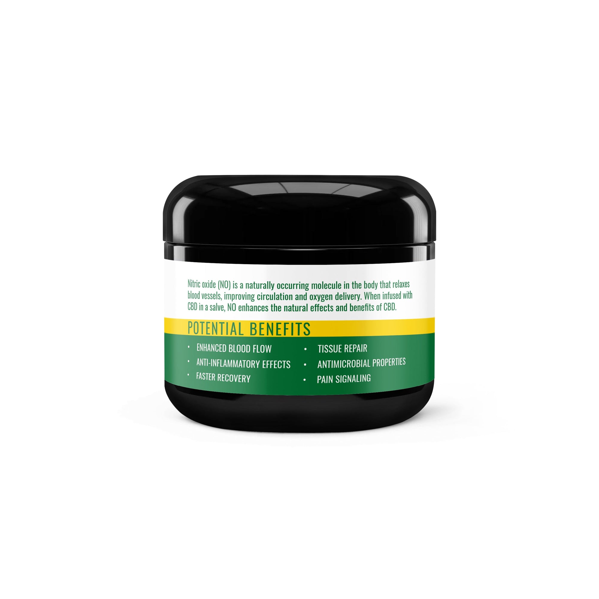 1800mg CBD Salve infused with Nitric Oxide for discomfort relief