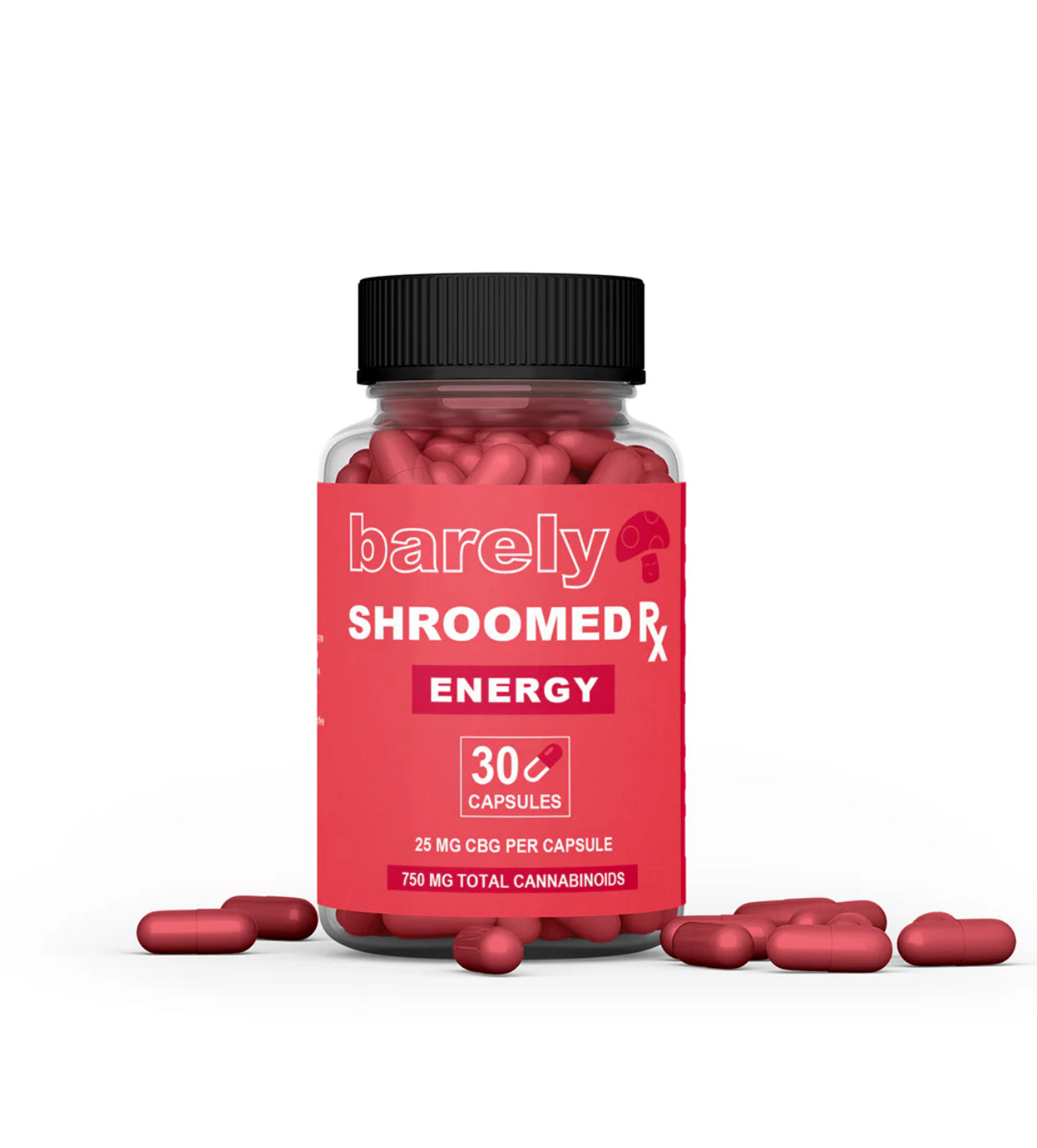 Best shroomed energy capsules, barely shroomed RX