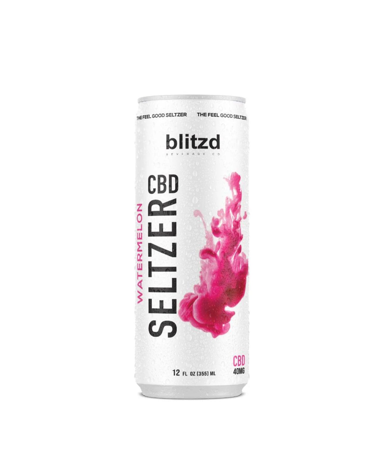 Watermelon CBD seltzer, blitzd seltzer drink