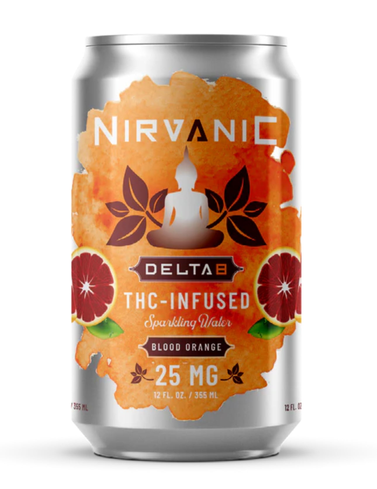 Blood Orange Nirvanic Delta 8 THC Infused Sparkling Water