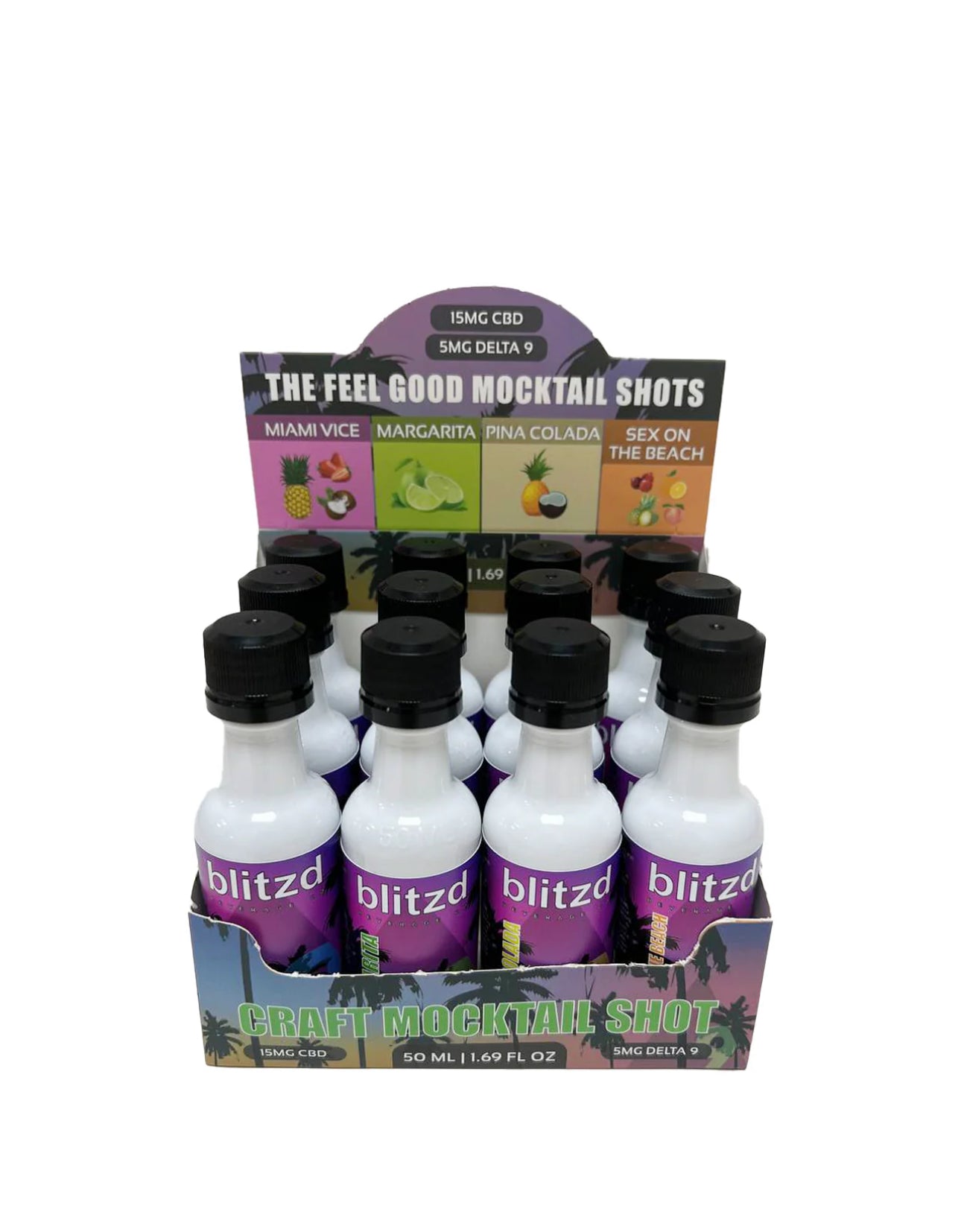 Mixed Flavors of Delta 9 and CBD Drinks