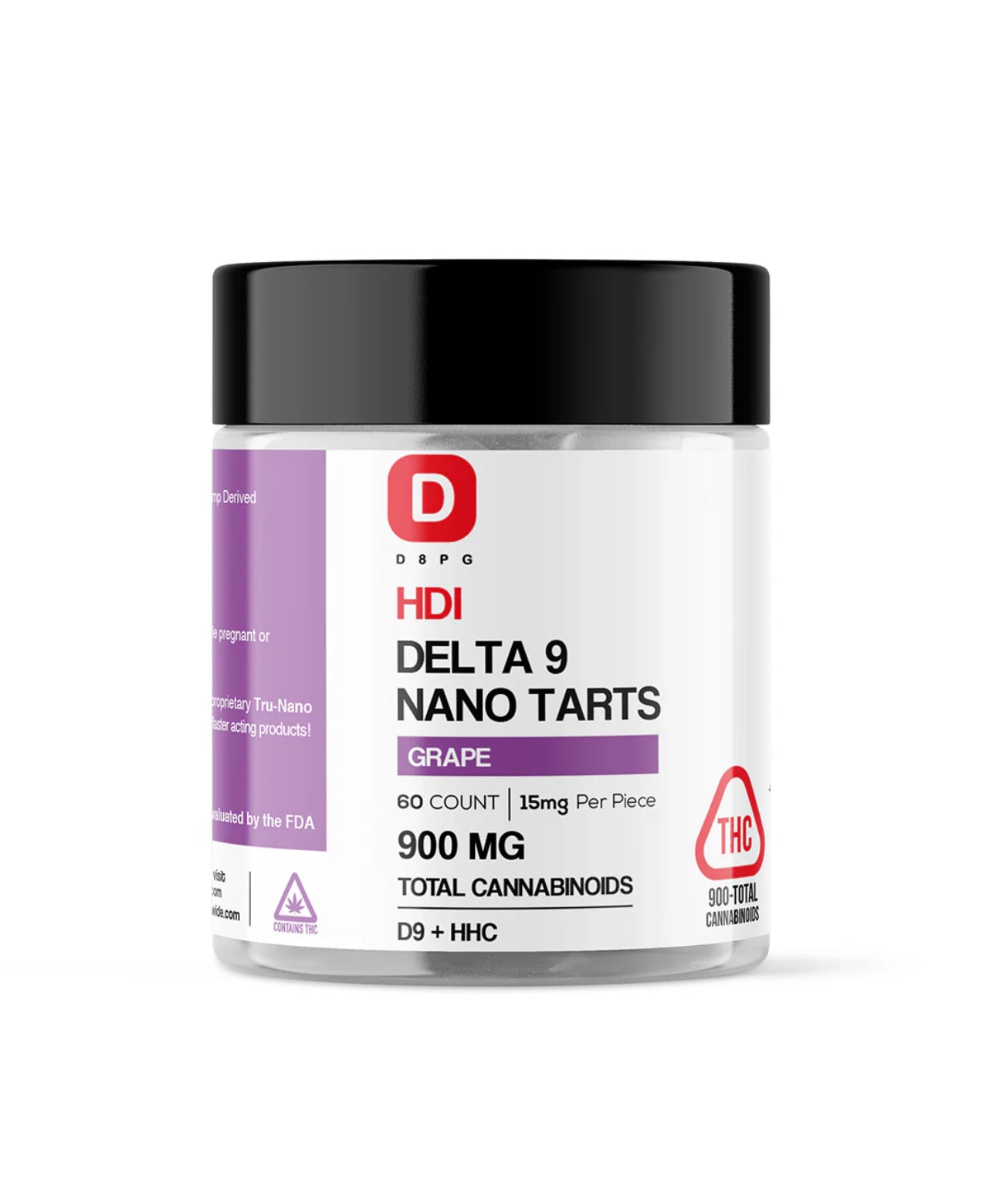 Delta 9 Nano Tarts Grape Flavor